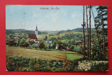 AK Atzbach / 1920-1940 / Ortsansicht / Oberösterreich